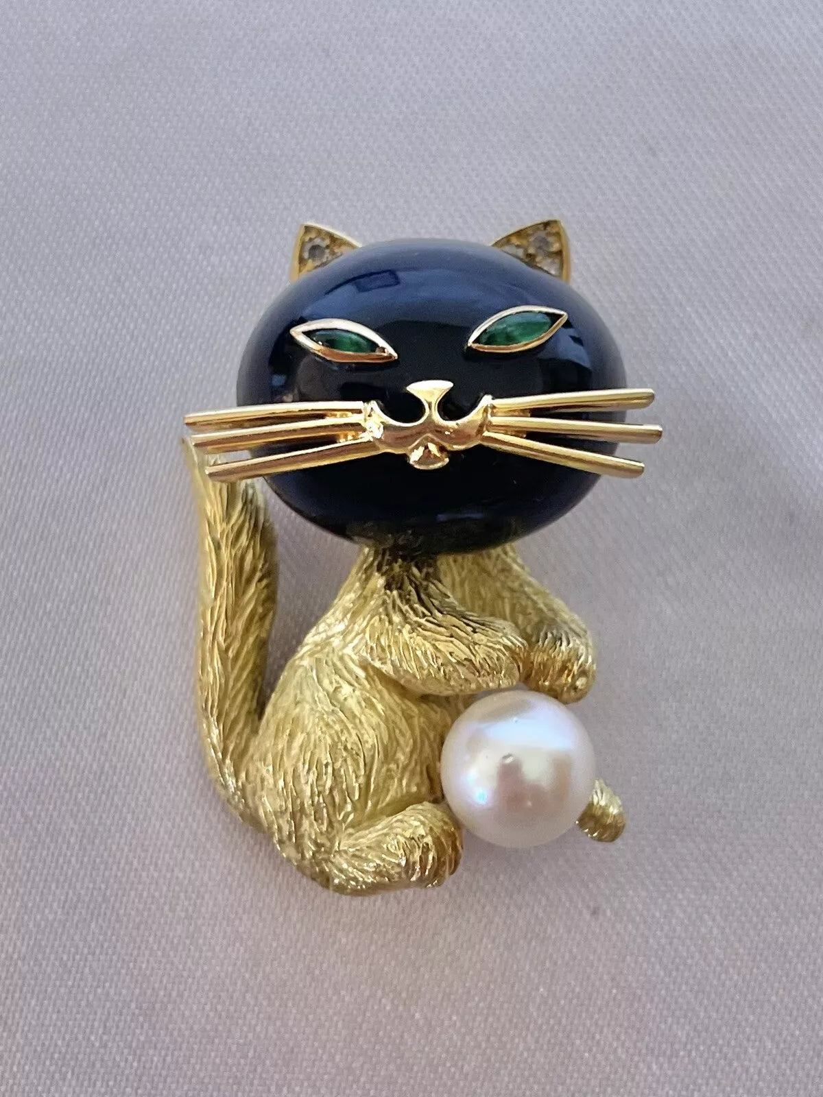 MAGNIFIQUE BROCHE PENDENTIF FRANÇAISE EN OR