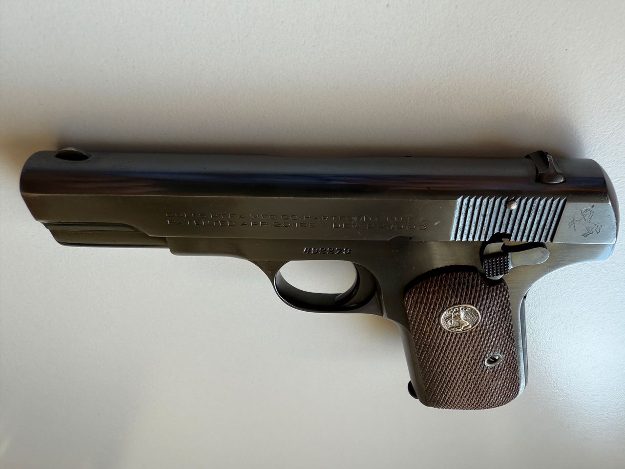 Magnifique coffret Colt Modèle 1903 32 ACP