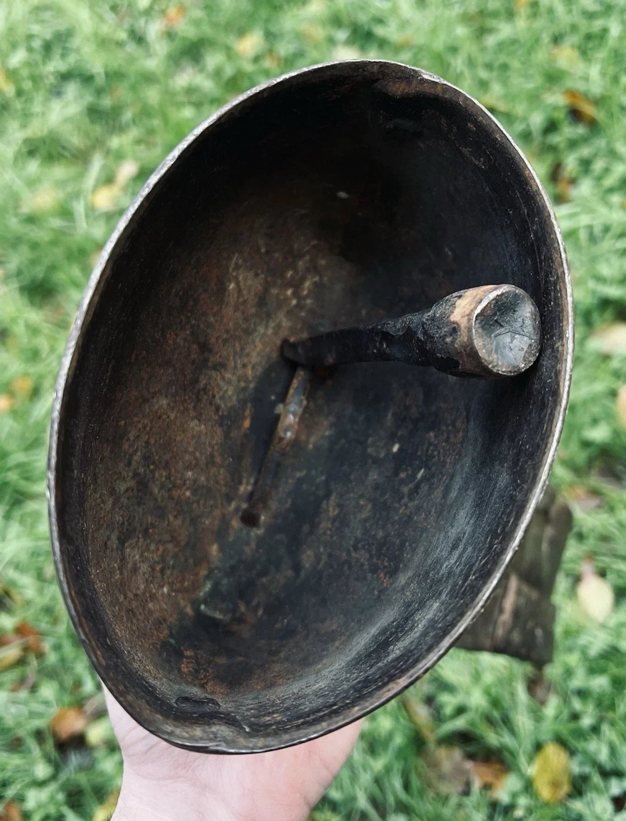ANCIENNE CLOCHE SONNAILLE FER FORGE ART POPULAIRE DEVOUASSOUD
