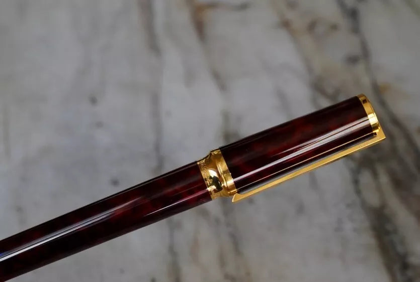 GRAND STYLO PLUME S.T. DUPONT MONTPARNASSE XL OR 18K