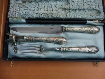 SUPERBE ENSEMBLE EMPIRE ARGENT MASSIF 89 PIECES MINERVE