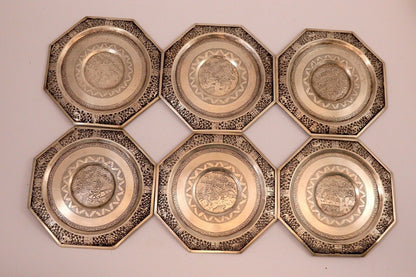 Service à thé argent porcelaine argent 1900