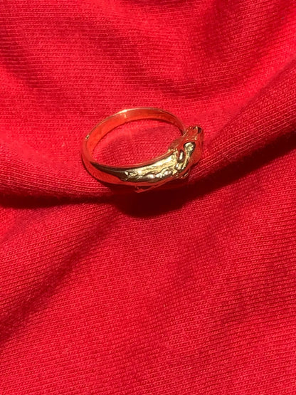 Magnifique bague en or jaune 18 carats