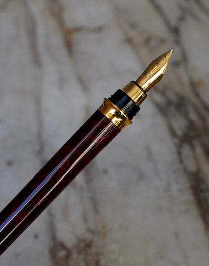 GRAND STYLO PLUME S.T. DUPONT MONTPARNASSE XL OR 18K