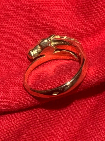 Magnifique bague en or jaune 18 carats