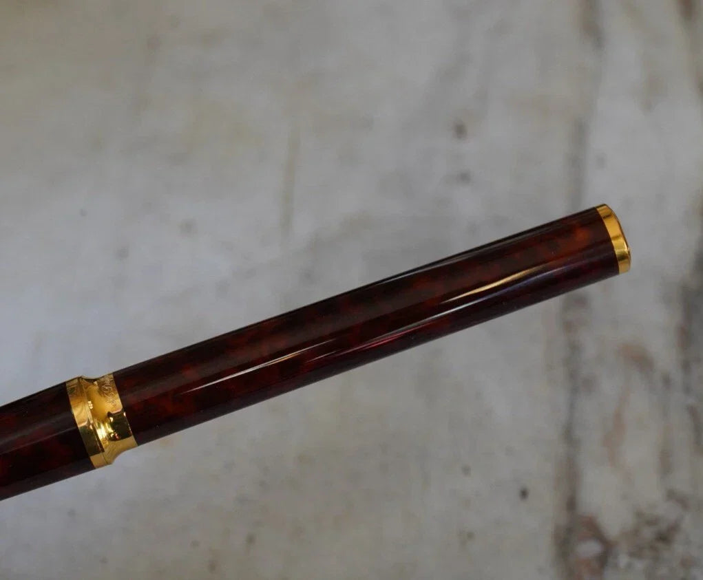 GRAND STYLO PLUME S.T. DUPONT MONTPARNASSE XL OR 18K