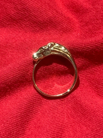 Magnifique bague en or jaune 18 carats
