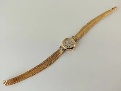 Montre de dame en or 18 carats massif