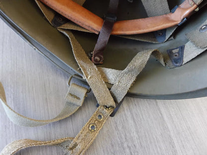 CASQUE PARACHUTISTE COMPLET MODELE 51 ORIGINAL 1953