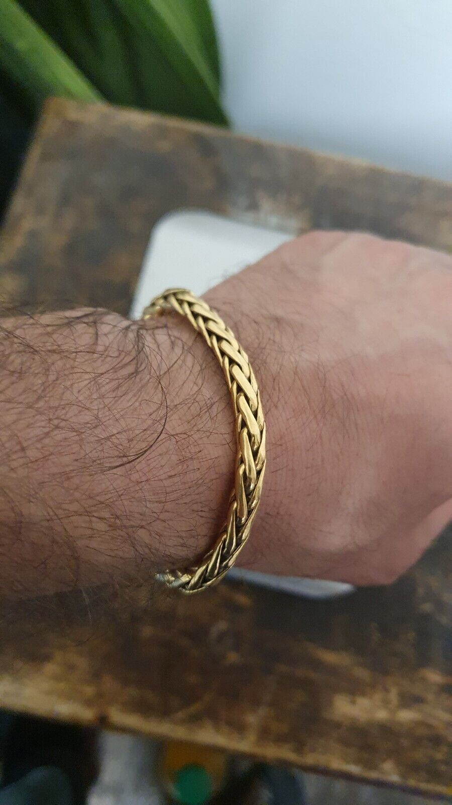 Bracelet or 18 carats 750