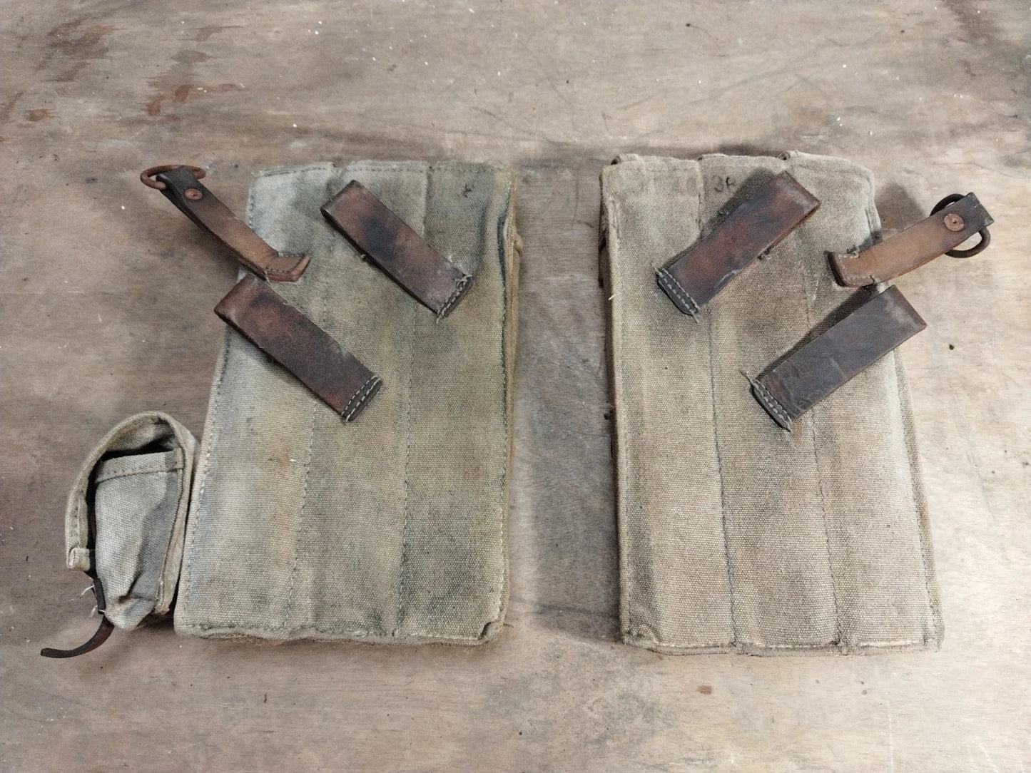 Lot de portes chargeurs Militaria Allemand WW2