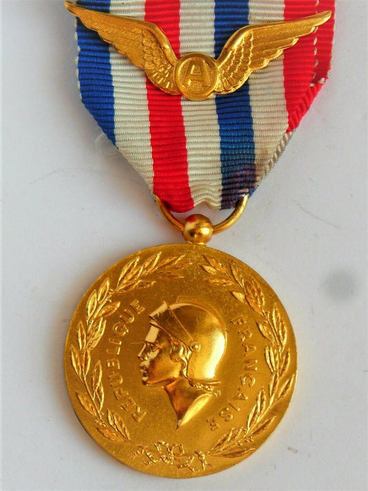 Médaille en or 18 K 750/1000 Aviation