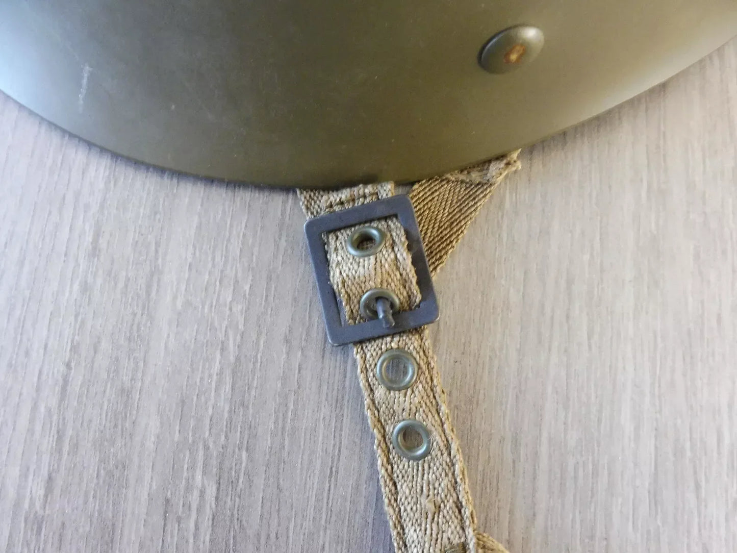 CASQUE PARACHUTISTE COMPLET MODELE 51 ORIGINAL 1953