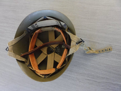 CASQUE PARACHUTISTE COMPLET MODELE 51 ORIGINAL 1953