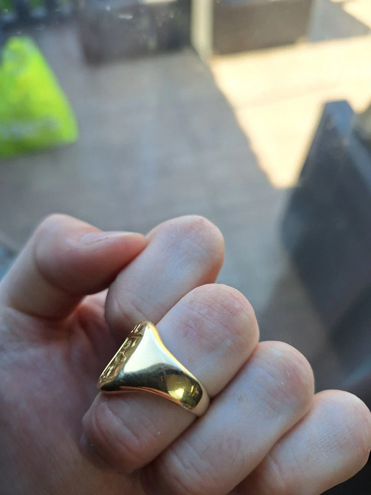 Chevalière or 18 carats Lion des Flandres