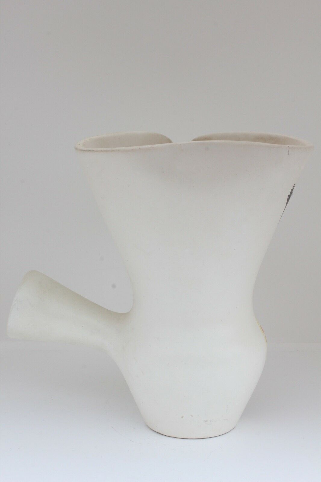 Ancien vase de Capron décor de personnage