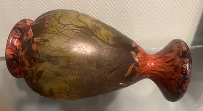VASE DAUM NANCY ÉMAILLÉ