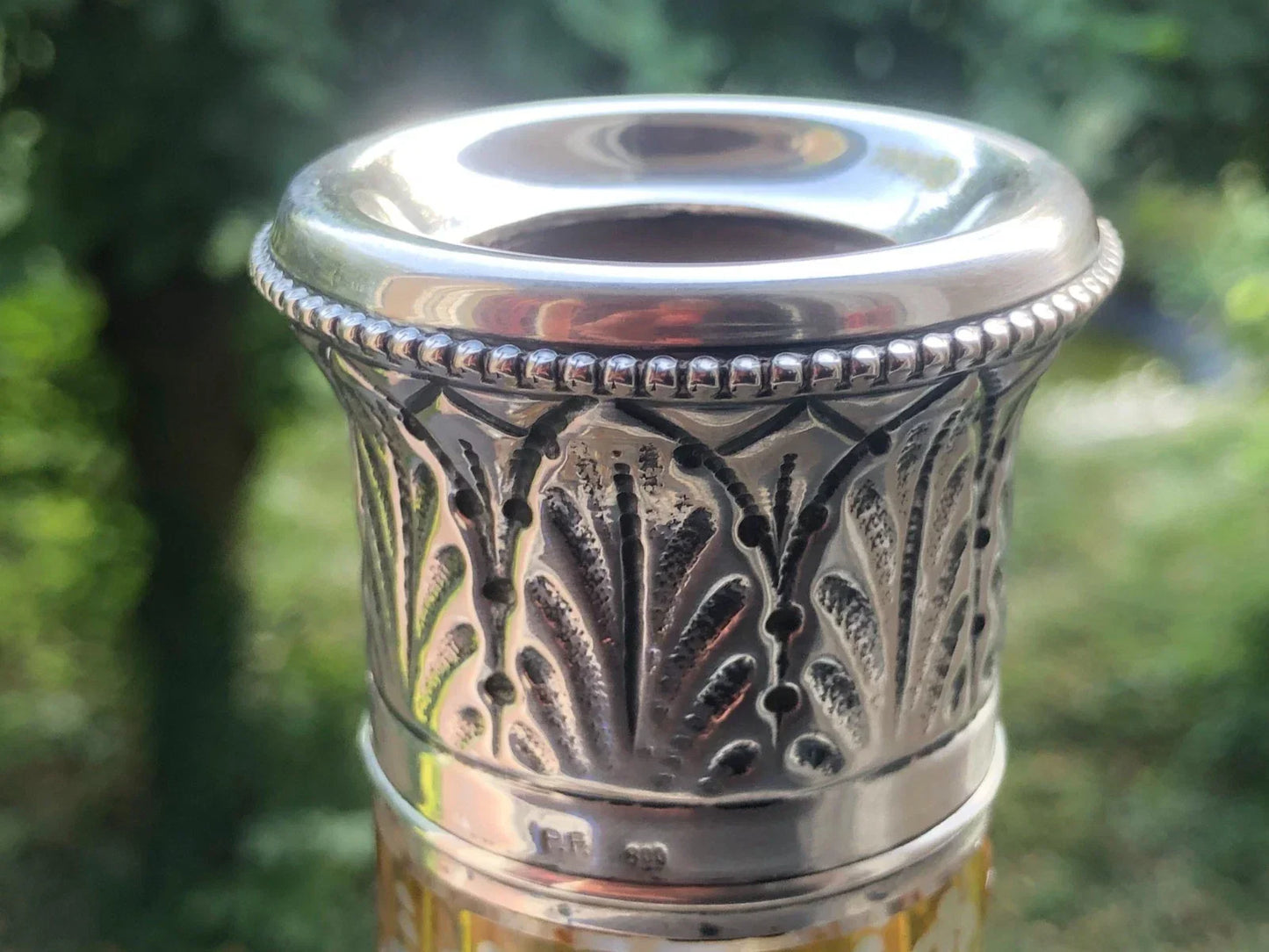Grande Carafe en Cristal en argent massif