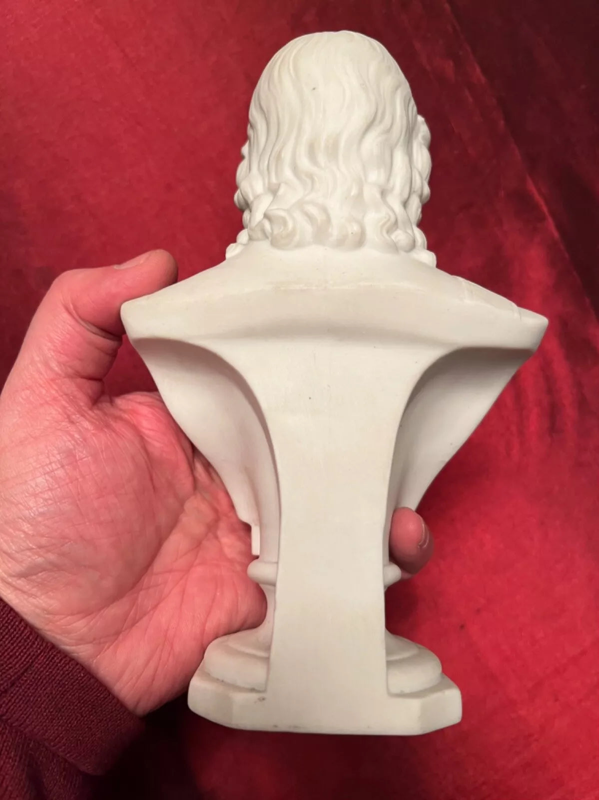 Statuette buste de Pierre Ier biscuit Empire russe