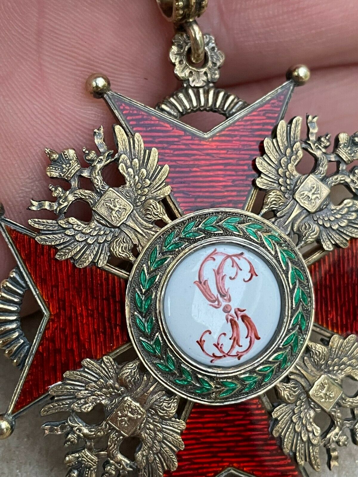 Médaille croix de l'ordre de saint stanislas