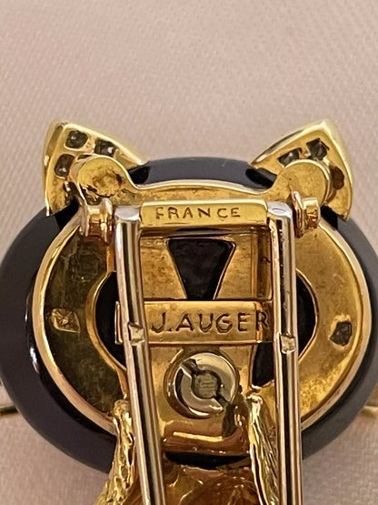 MAGNIFIQUE BROCHE PENDENTIF FRANÇAISE EN OR