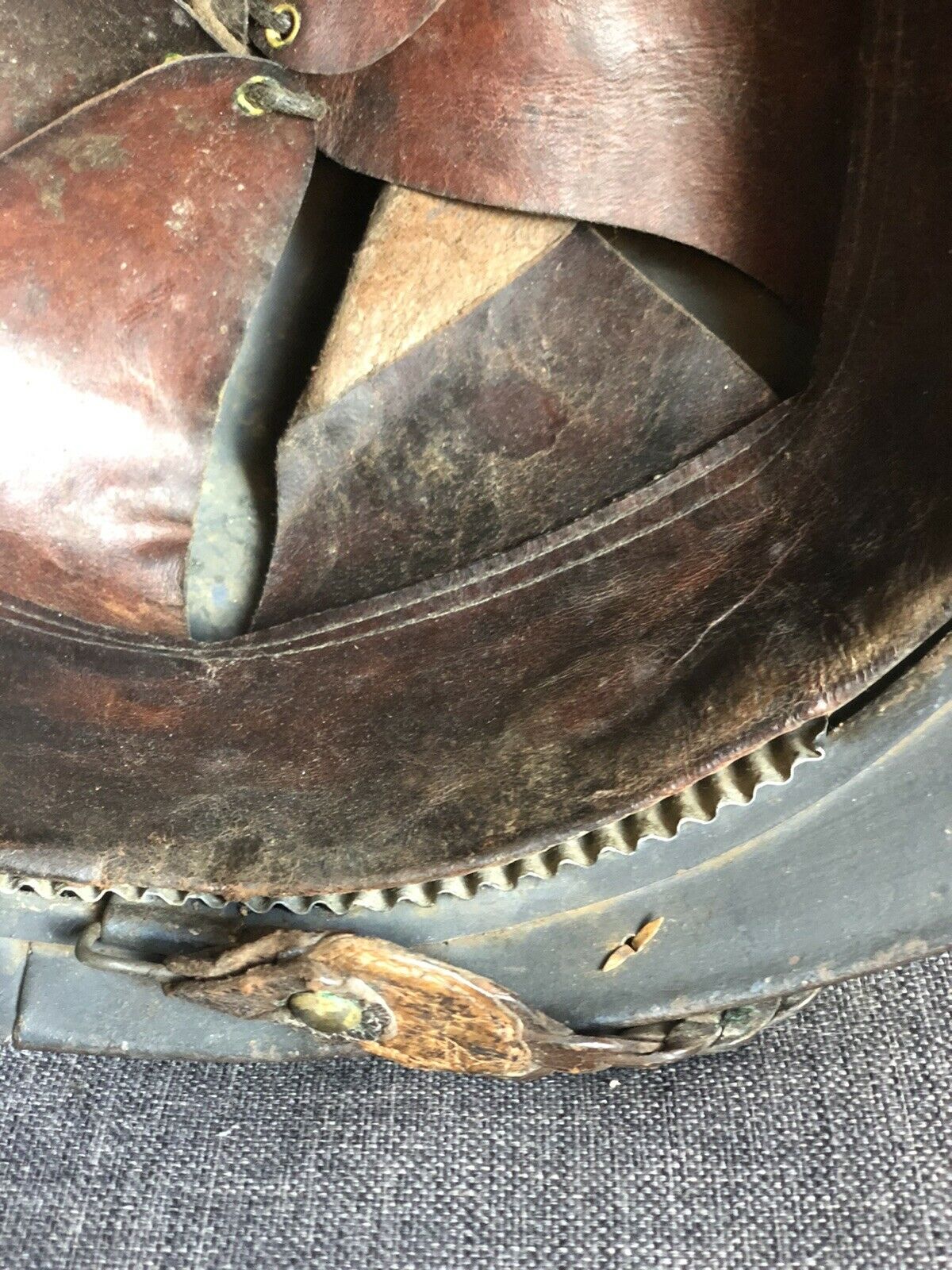 Casque Adrian officier Infanterie Coloniale