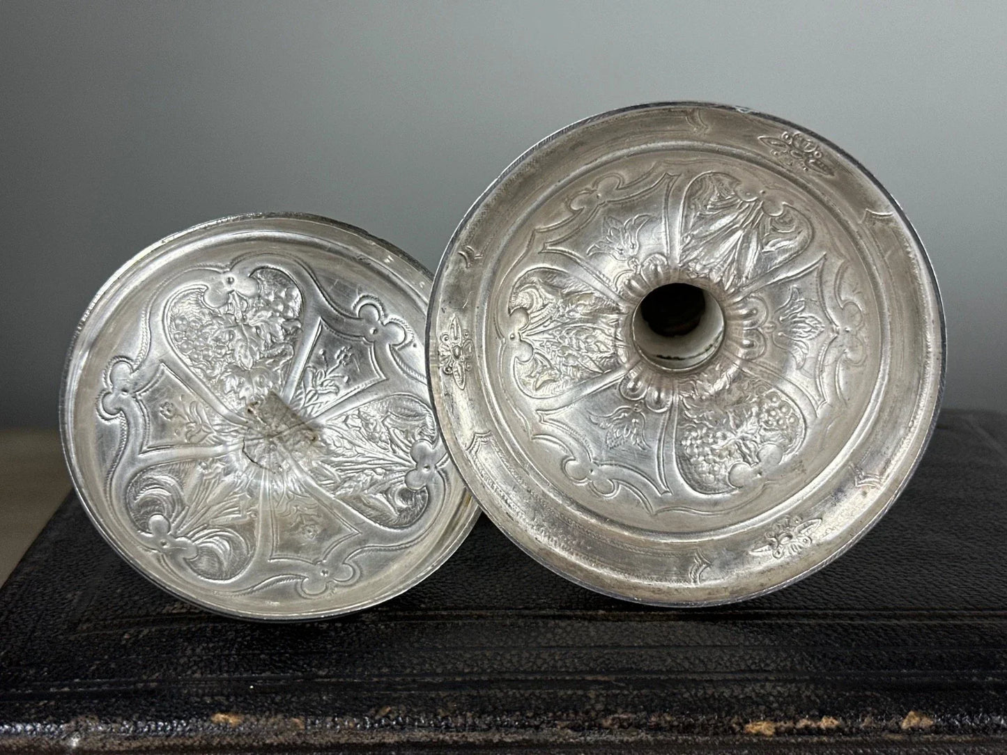 Ciboire en argent massif du XIXe siècle