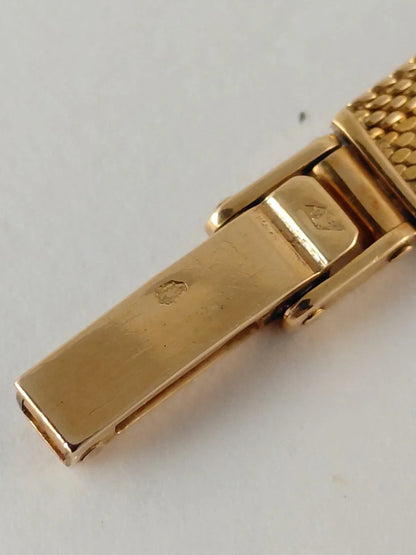 Montre de dame en or 18 carats massif