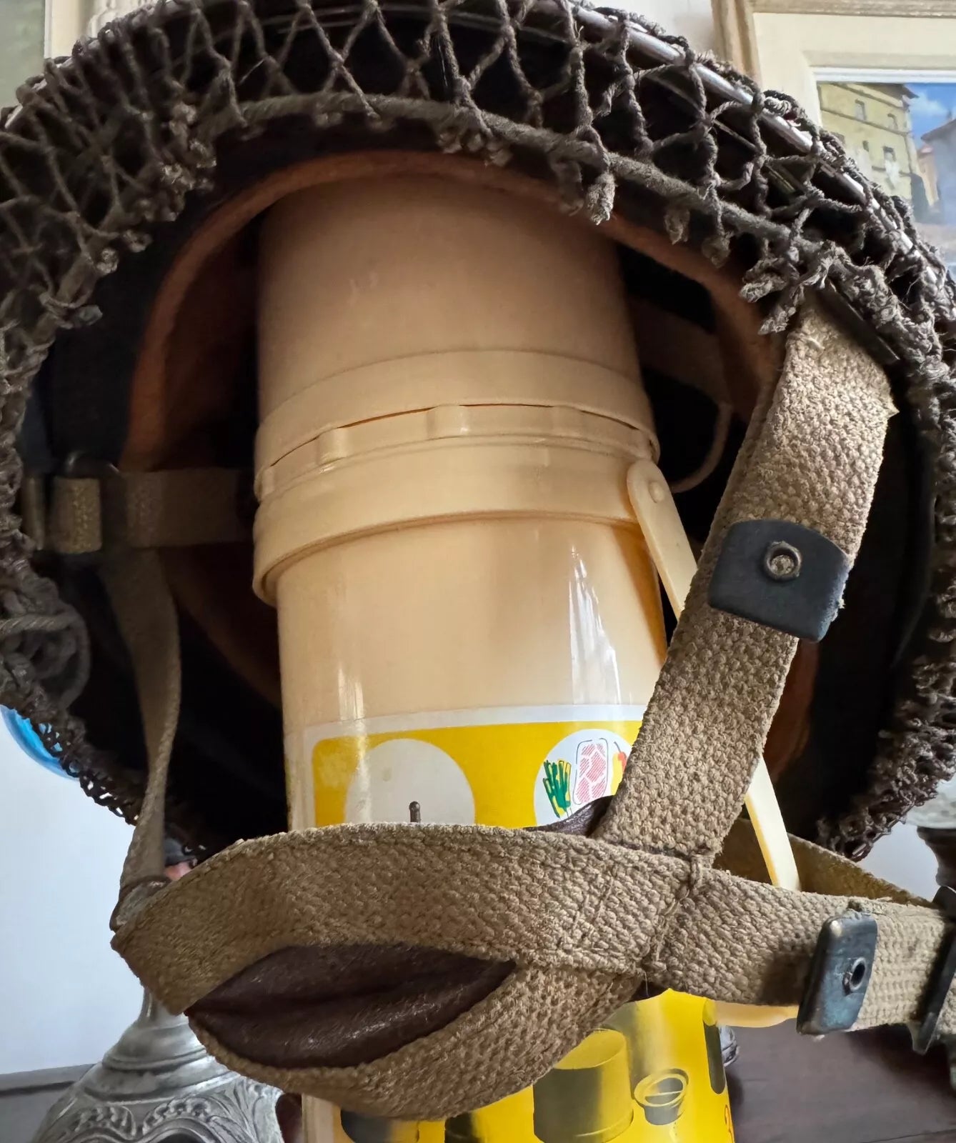 SUPERBE CASQUE GB MK III PARACHUTISTE BRITANNIQUE BMB 1944 SECONDE GUERRE MONDIALE WW2