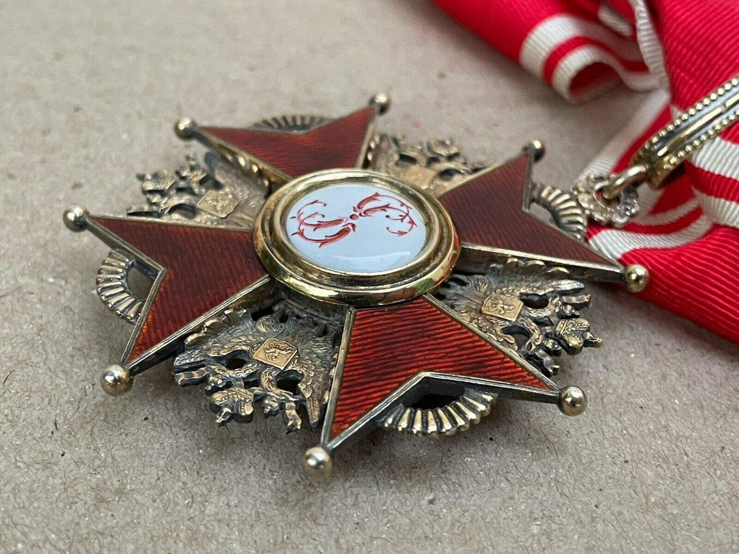 Médaille croix de l'ordre de saint stanislas