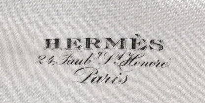 Ensemble de 17 porte-menus Hermès Paris en argent massif