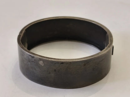Bracelet argent massif décor chimère dragon