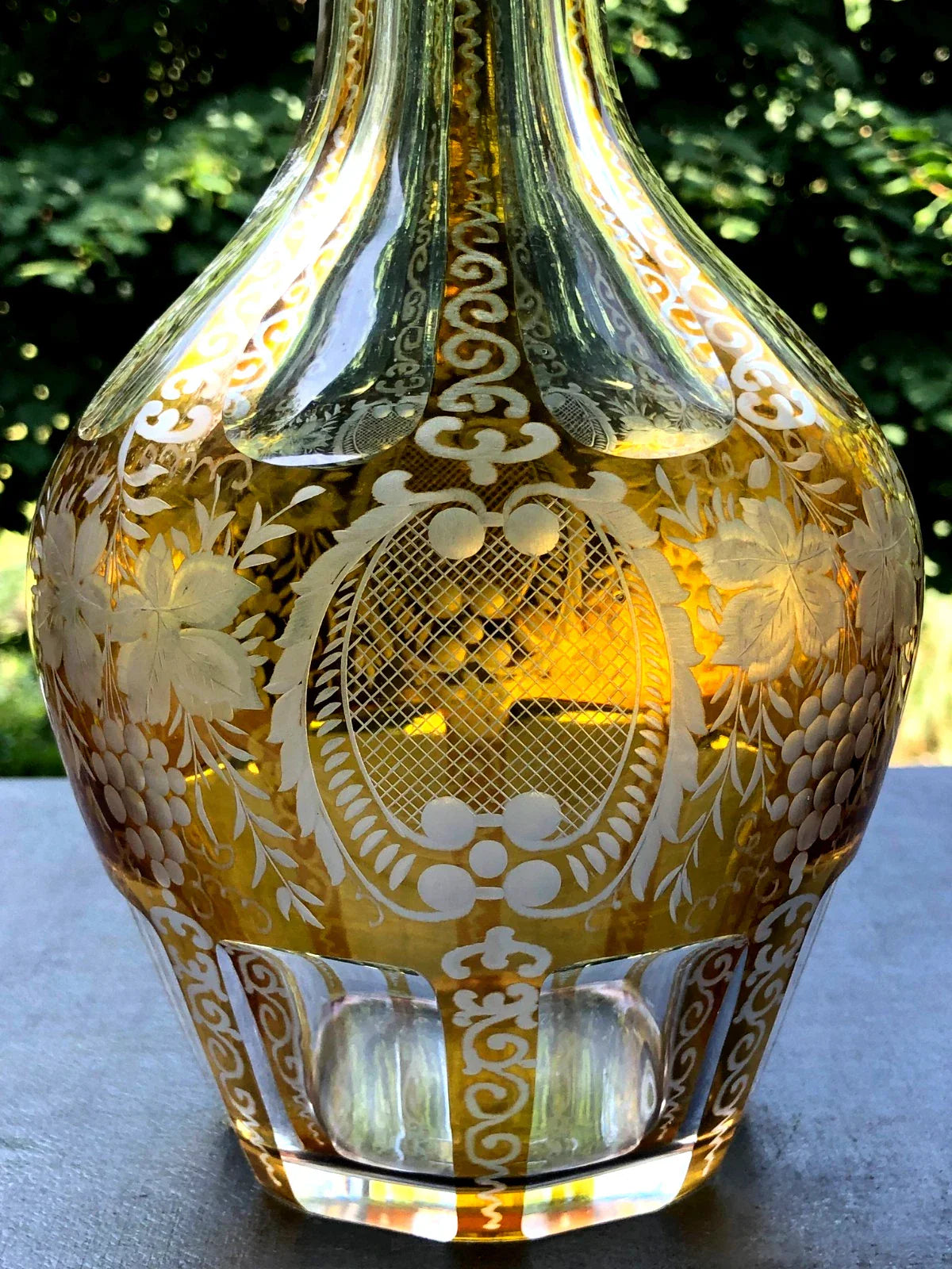 Grande Carafe en Cristal en argent massif