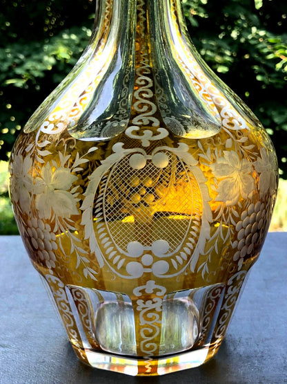 Grande Carafe en Cristal en argent massif