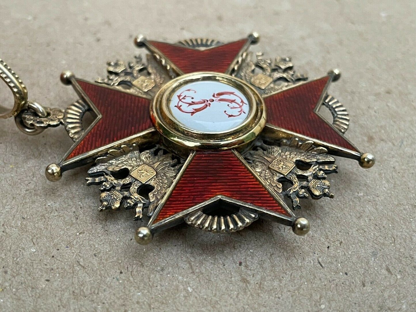 Médaille croix de l'ordre de saint stanislas