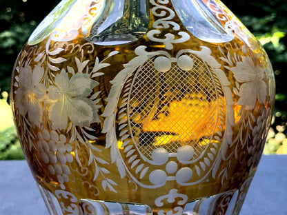 Grande Carafe en Cristal en argent massif