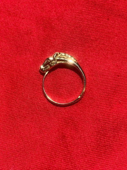 Magnifique bague en or jaune 18 carats