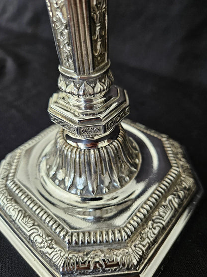 Paire Chandeliers Christofle Duperier