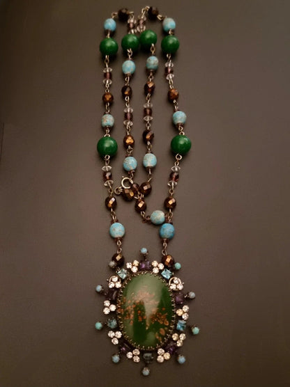 Collier / Pendentif / Broche transformable Dior par Roger Scemama – Vintage 1960