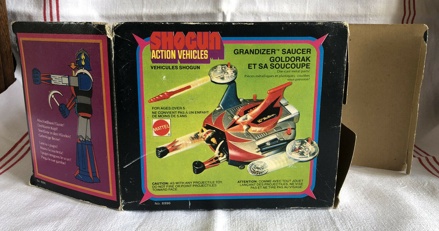 Figurine Goldorak et sa Soucoupe Popy Mattel 1978