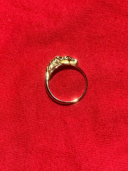 Magnifique bague en or jaune 18 carats