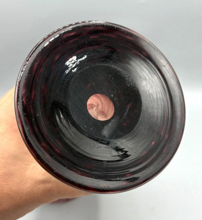VASE PATE DE VERRE ART DECO "COLLIERS" SCHNEIDER LE VERRE FRANCAIS 1930