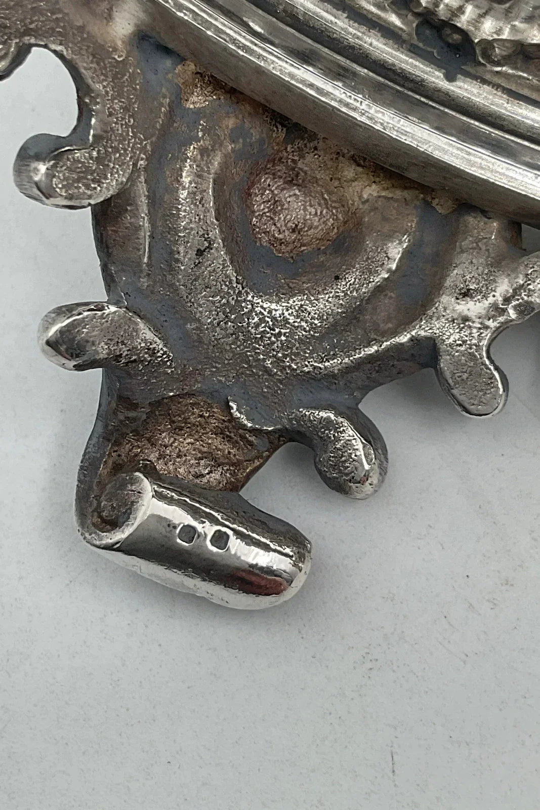 Paire de bougeoirs en argent Allemand