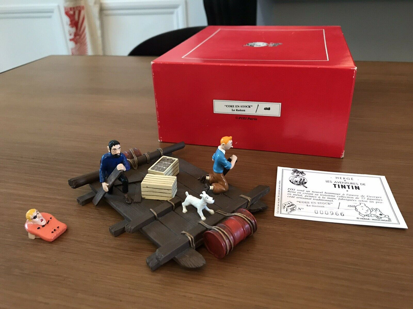 Figurine Pixi Tintin « Le Radeau »