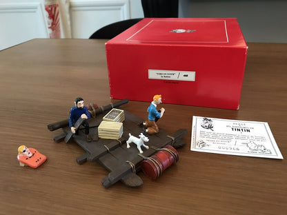 Figurine Pixi Tintin « Le Radeau »