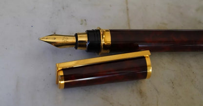 GRAND STYLO PLUME S.T. DUPONT MONTPARNASSE XL OR 18K