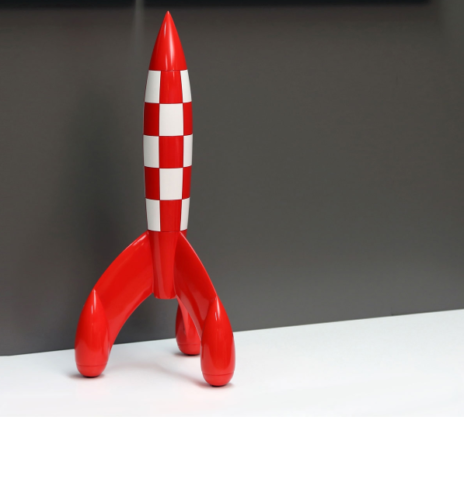 Superbe ensemble Fusée Tintin  Moulinsart